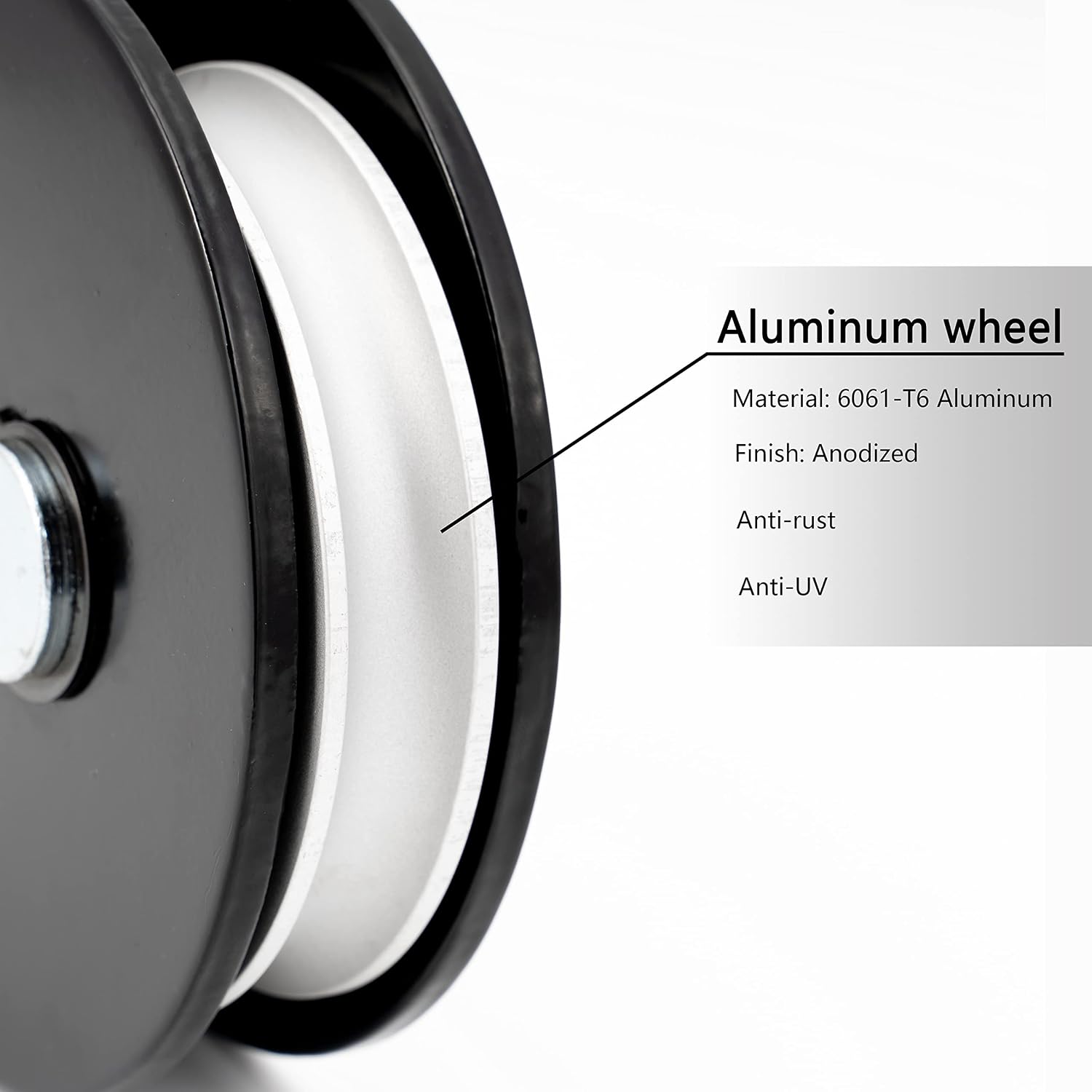 SALMAN 10 Ton Aluminum Wheel Snatch Block Pulley Blocks 22000 LBS Capacity Offroad Recovery Winch Accessory