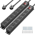CRST 2Pack 6 Outlet Heavy Duty Power Strip by CRST