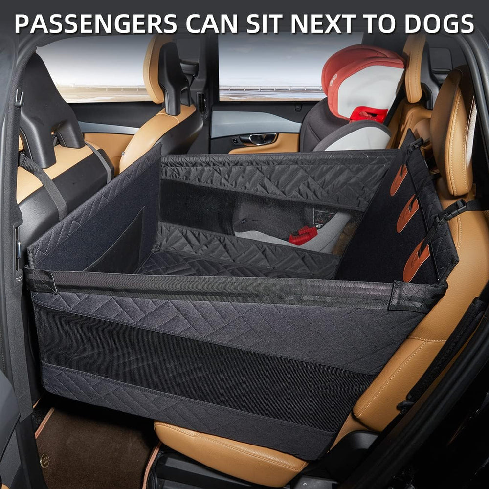 TKYZ Large Dog Car Seat,Back Seat Extender for Dogs,Hard Bottom Seat Cover