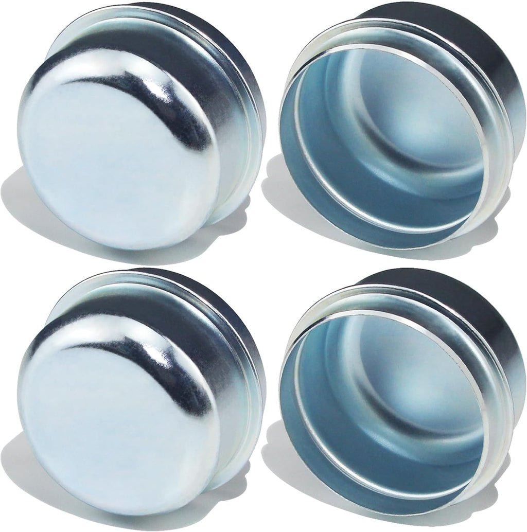 4pcs 1.98'' Trailer Axle Dust Caps, Trailer Hub Bearing Dust Cap Cup Wheel Center Grease Cover Caps for 2000-3500 lbs Boat Trailer Dexter EZ Lube Trailer Camper RV