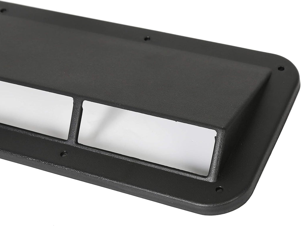 ECOTRIC Cowl Vent Scoop Compatible with 1978-1995 Jeep CJ Wrangler YJ Air Vent Scoop Ram Air Induction Hood Scoop Ram Replacement for 13307.01