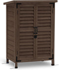 mcombo small outdoor storage cabinet, wood shed with, main product view
