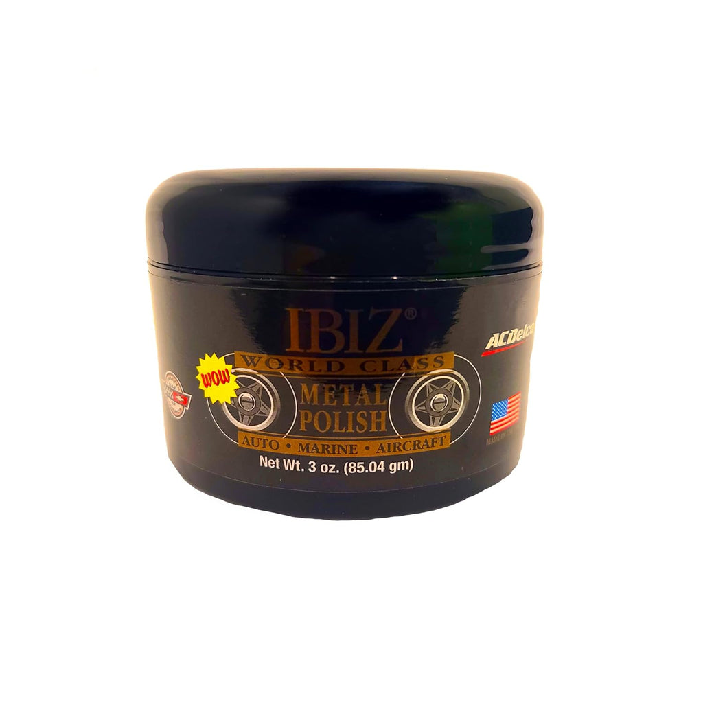 IBIZ® Metal Polish - Rust Remover & Multiuse Cleaner - Specially formulated for use as Chrome Polish, Silver Polish, and All Other Metals!