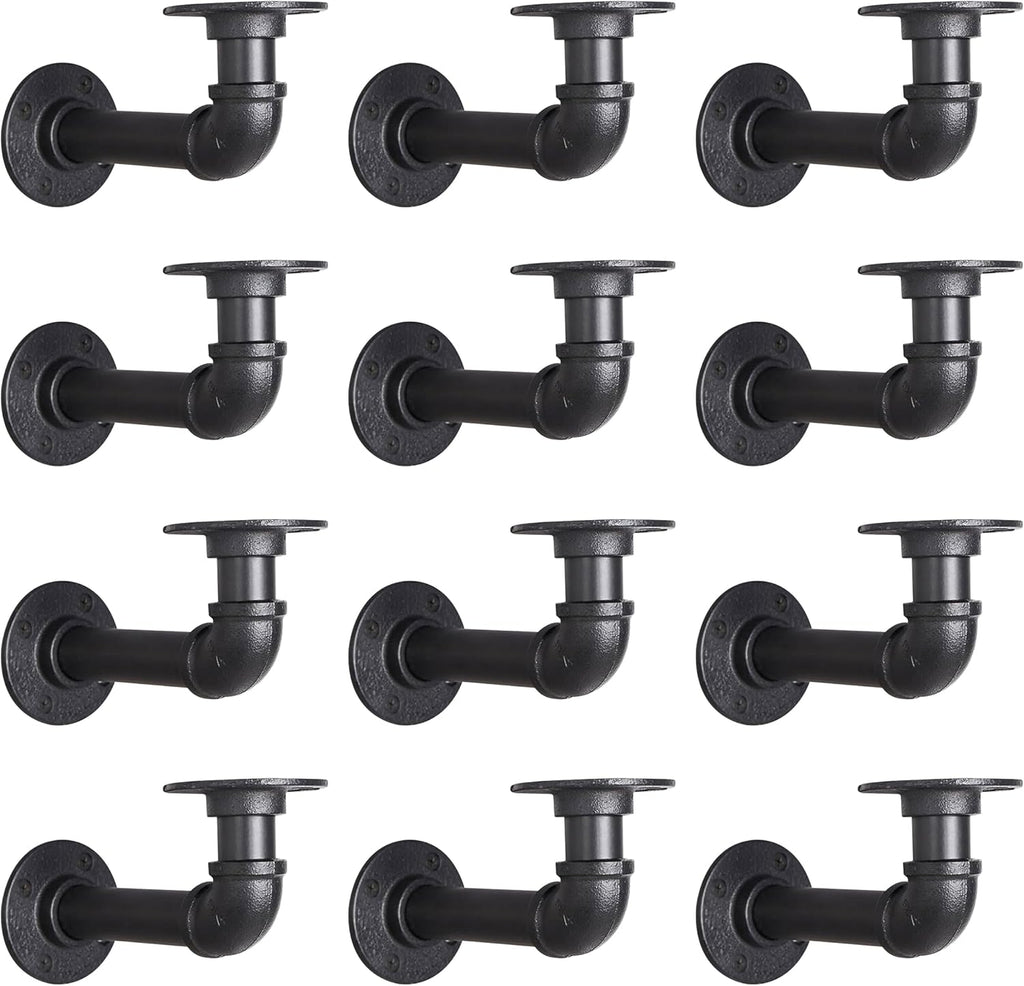 industrial l pipe shelf brackets for 7-14 in, main product view