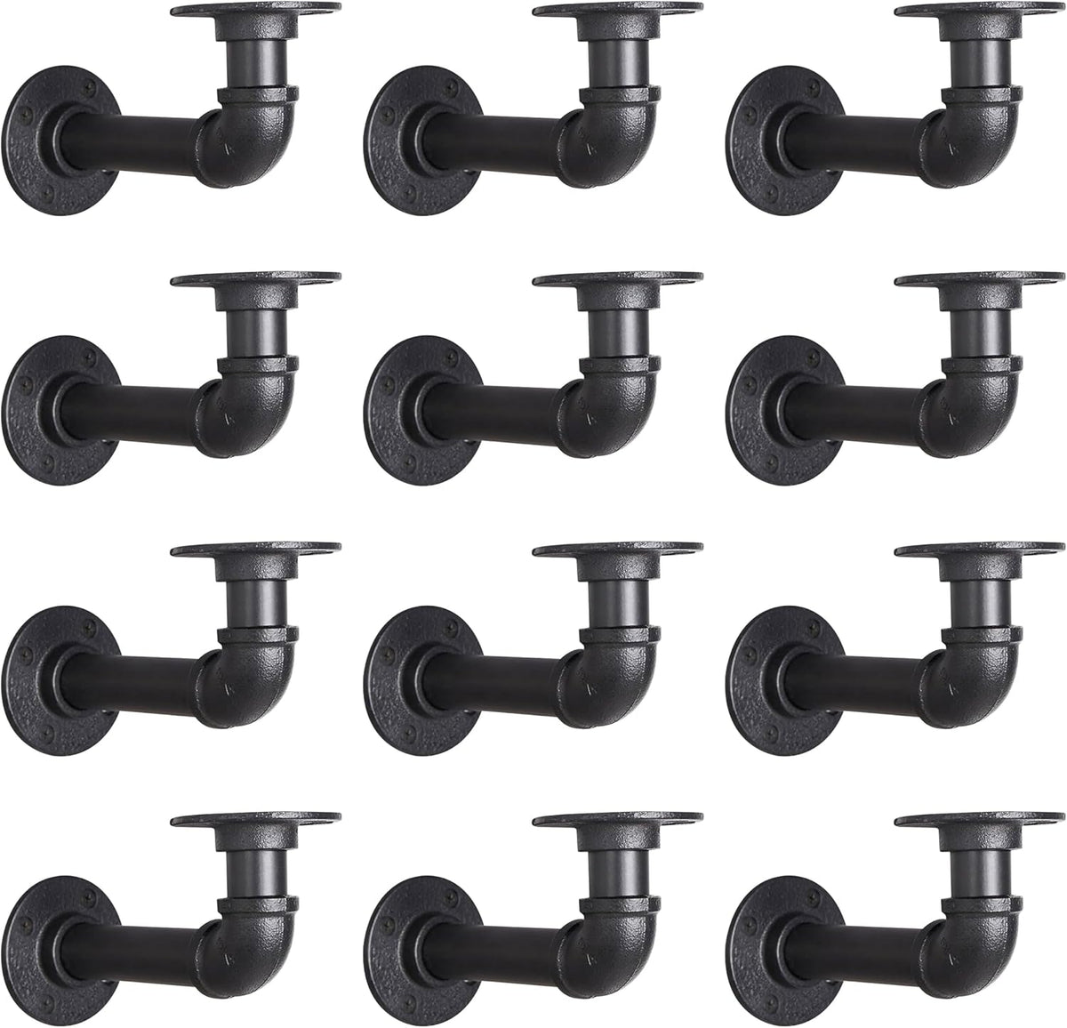 industrial l pipe shelf brackets for 7-14 in, main product view