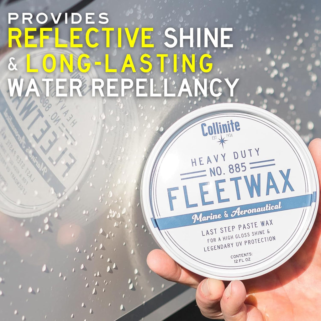 Collinite No. 885 Fleetwax Paste Wax, 12 Fl Oz - 3 Pack