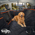 luxury dog car seat cover for back seat, main product view