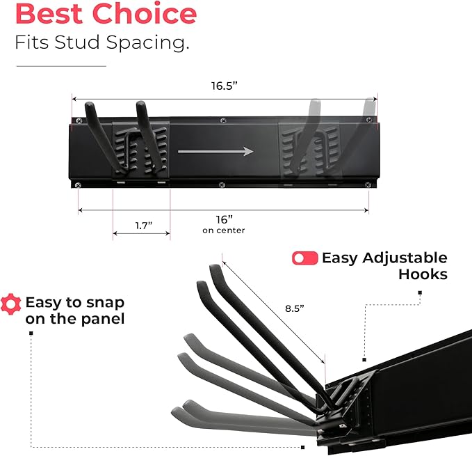 Garage Tool Organizer Wall Mount - Image 2