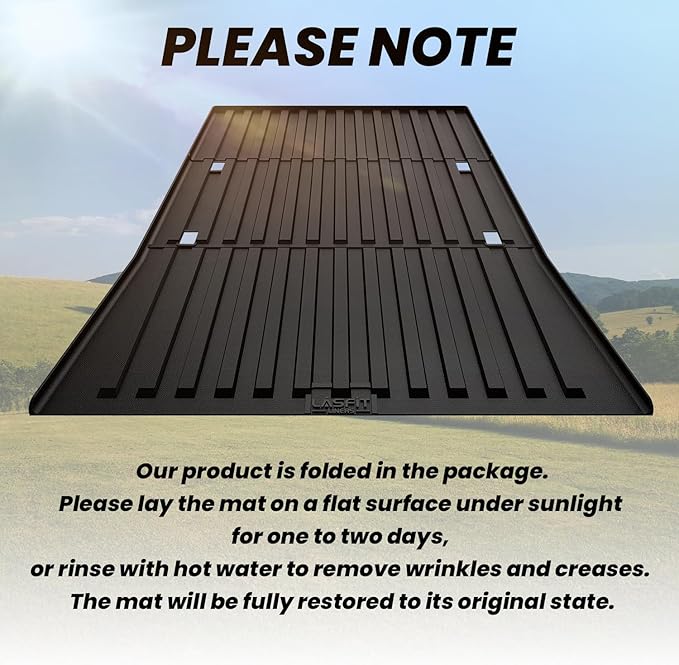 LASFIT Truck Bed Mat for Tesla Cybertruck 2024 2025 2023 6FT Bed Liner Car - Image 9