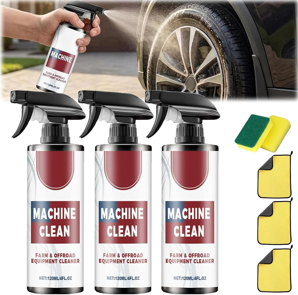 Machine Clean Spray, Machine Clean - Machine Clean Spray, Multi-surface Portable Cleaners, Car Tire Farm & Offroad Cleaner (3)