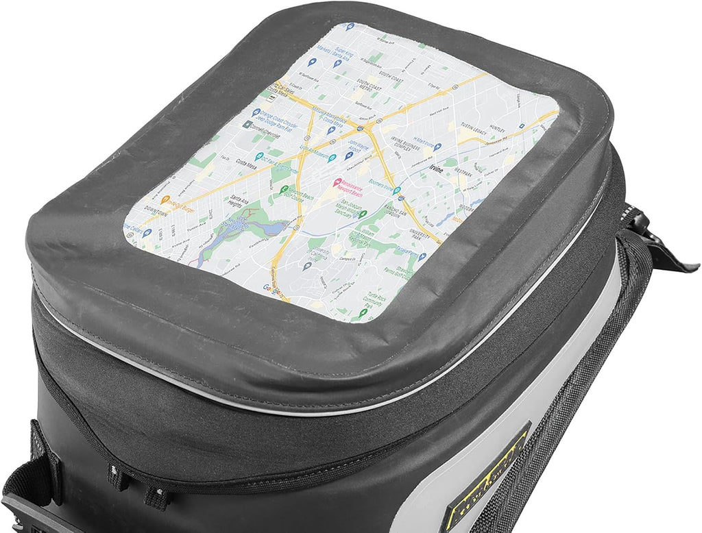 Nelson-Rigg Waterproof Hurricane Adventure Tank Bag, fits Most Honda Yamaha Kawasaki Adventure Bikes Black
