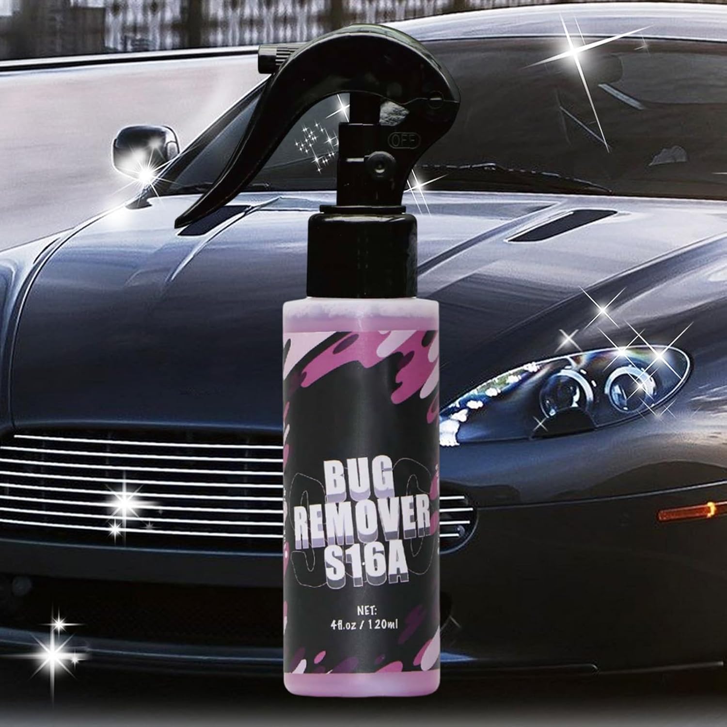 Gum Remover for Cars - 120ml Quick-Dissolving Tar Cleaner | Car Glass Oil Film Stain Removal for Truck Body Panels Auto Trim Windshield Automotive Vehicle Paint Protection Detailing Tool
