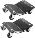 Trailer Mover Car Tire Wheel Trolley Dollies 2/4Pcs 1500 Lbs Weight Capacity Vehicle Skates Moving Tire with 4 Casters Cart Moving Cars