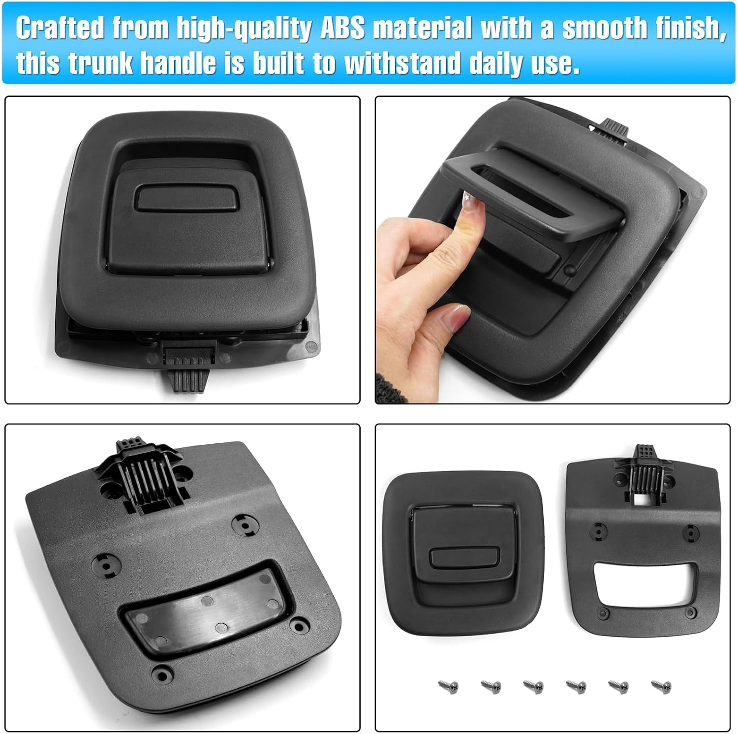 Jaronx Compatible with BMW Trunk Mat Carpet Handle for X3 G01 2018-2024/X4 G02 2018-2025/X5 G05 2019-2025/X6 G06 X7 G07 2020-2025, Rear Trunk Mat Floor Carpet Handle Replacement for BMW 51479471108