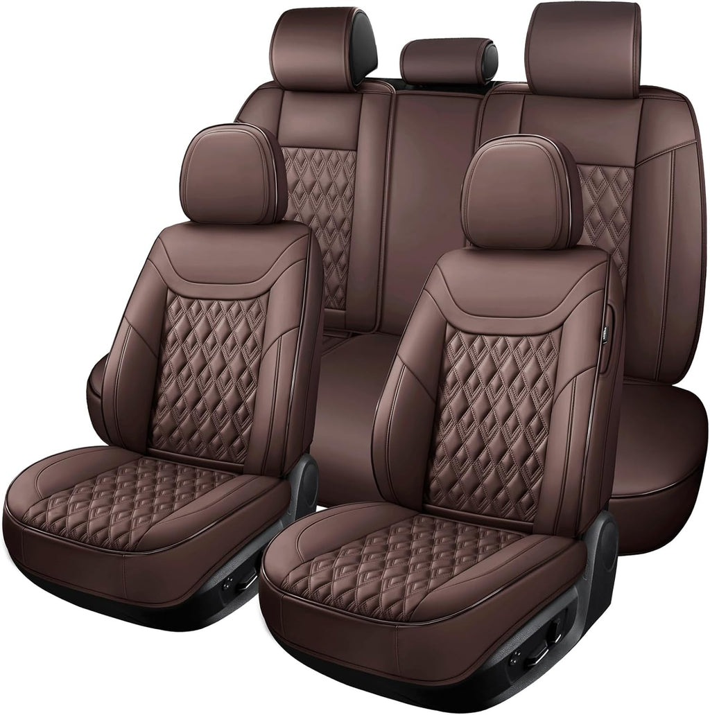 car seat covers full set,faux leather seat covers, main product view