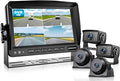 Fookoo HD 1080P 7" Wired Backup Camera System, 7-inch Quad Split Screen Monitor by FOOKOO