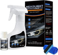 Car Headlight Restoration Polishing Kits,Headlight Restoration Kit,Headlight Cleaner And Restorer Kit,Headlight Cleaner,Multifunctional Car Headlight Polishing for All Vehicle Types (1Set)