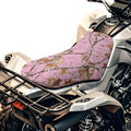 JoyLamoria ATV Seat Cover Camo Hunting Pink Oak Accessories Breathable Cushion Protector ATV Back Seat Powersports Cushion Covers for Most Models