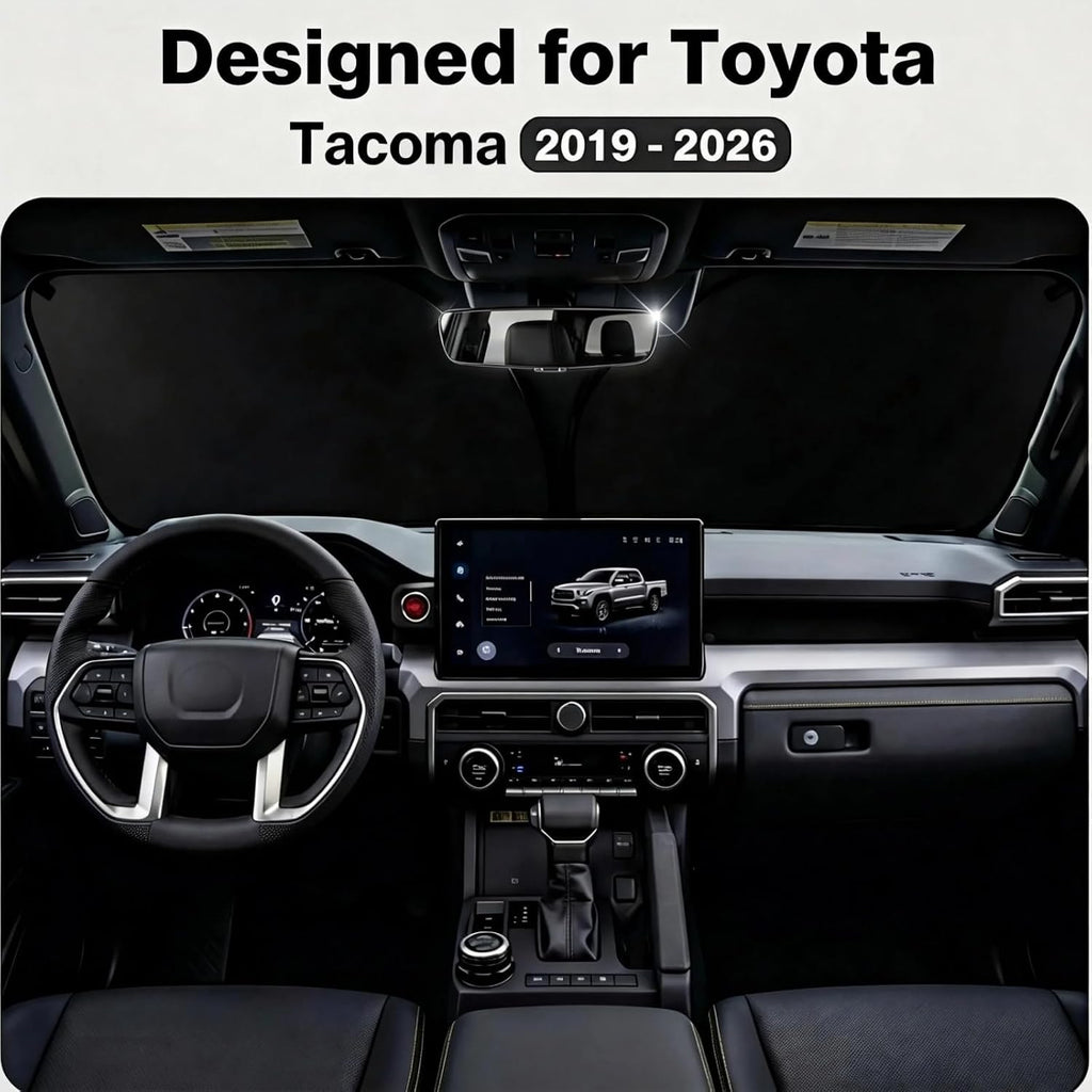 for Dodge RAM 2019-2025 2026 - Sunshade for Ultimate Heat & UV Protection, Foldable Front Windshield Sun Shade for RAM1500 2Dr RegularCab 4Dr QuadCab CrewCab MegaCab Pickup Sun Visor Car Accessories