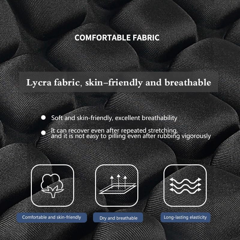 Motorcycle Seat Cushion for Yamaha Xmax 300 Xmax 300, Comfort Seat Cushion for Tailbone Pain Relief - Pressure Relief & Heat Dissipation for Long Rides,A/Single seat