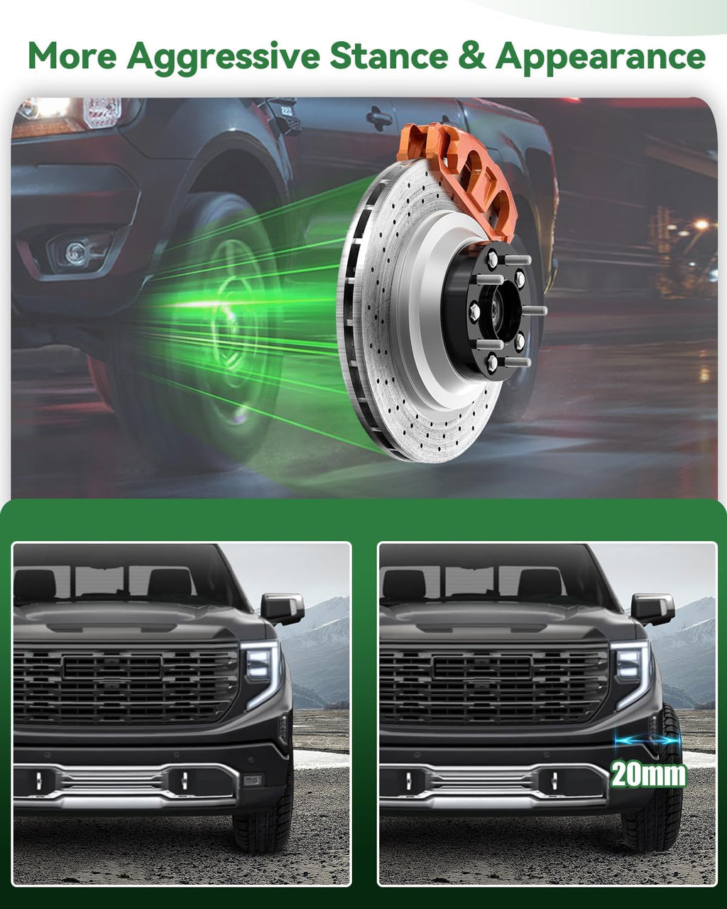 20mm 5x4.5 Hub Centric Wheel Spacers 60.1 Hub Bore with 12x1.5 Studs, 5x114.3 Forged Wheel spacers Set of 4 for Toyota Camry Highlander Avalon Tacoma, Lexus ES300 ES330 ES350 ES300h