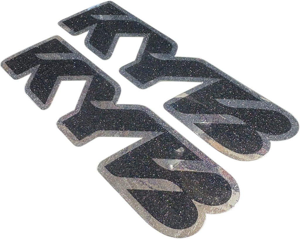 KYB Fork Stickers for emotos Chrome Apollo Silver