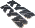 KYB Fork Stickers for emotos Chrome Apollo Silver
