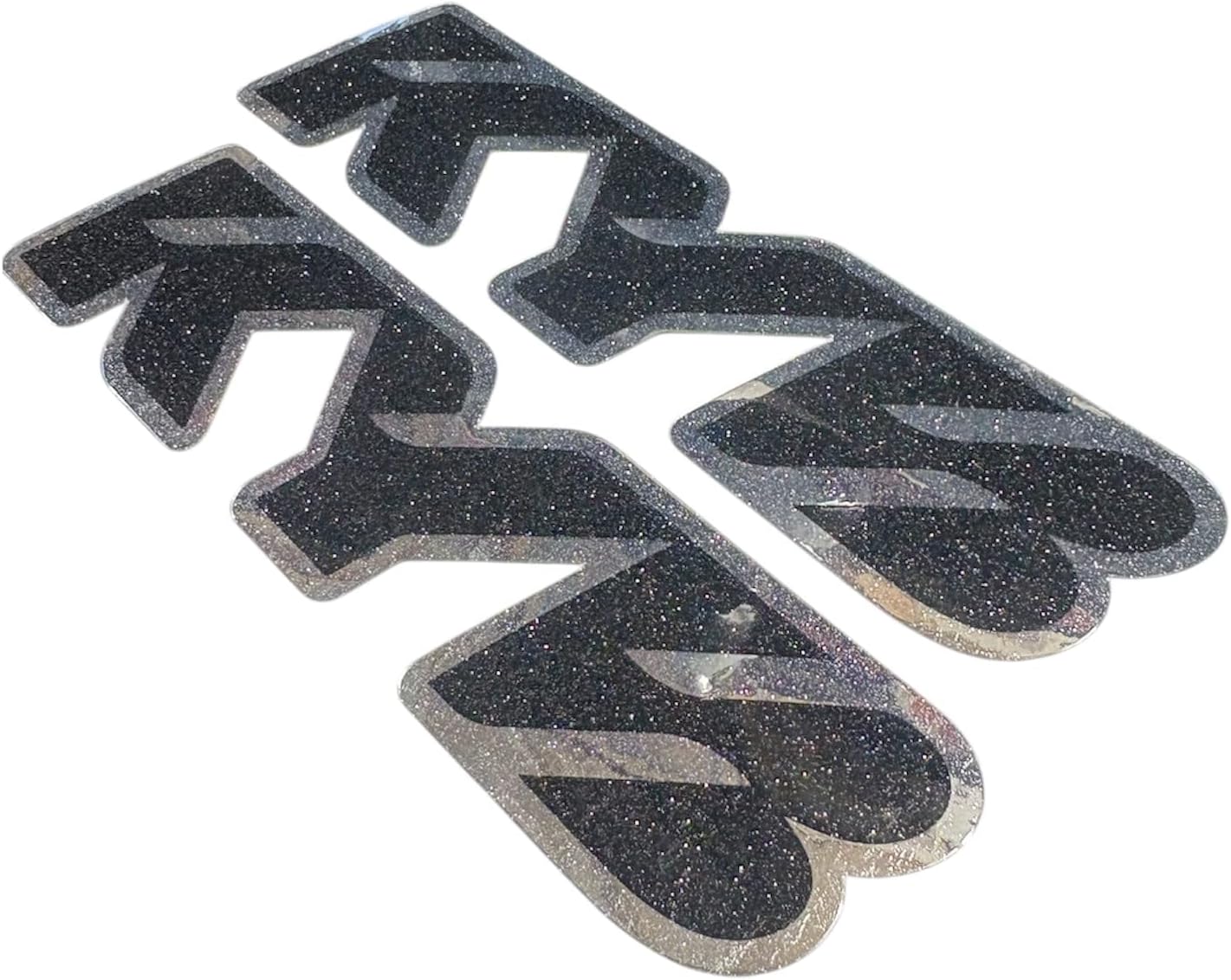 KYB Fork Stickers for emotos Chrome Apollo Silver