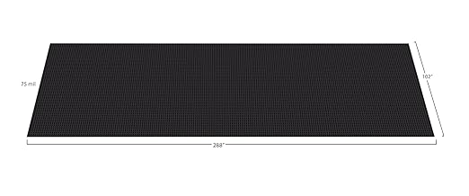 G-Floor Large Coin Pattern Vinyl Garage Floor Protector Mat, Extremely Durable - Image 2