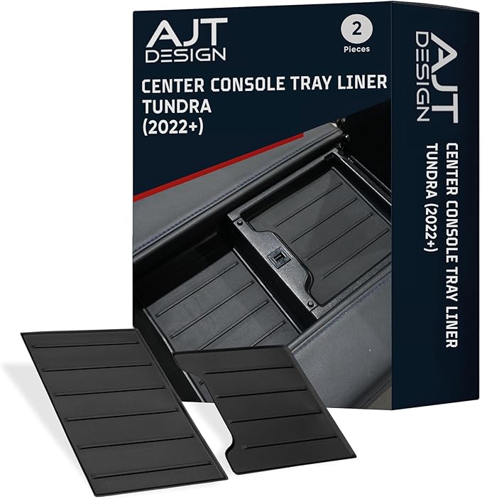 AJT DESIGN Center Console Organizer Tray Liner Compatible
