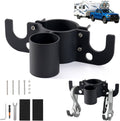 Aluminum Trailer Chain Holder, 7-Way RV Plug Holder Heavy Duty Towing Chain Organizer, Heavy Duty Anti-Rust Cable Wire Harness Holders for Camper Trailer Towing Accessories