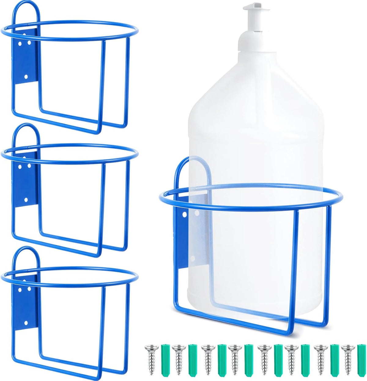 hicarer 4 pcs one gallon jug storage rack, main product view