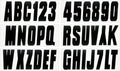 Hardline Products USA Series 350 Boat Lettering & Registration Decal Kit – Solid Black, 3-Inch –Fuel Resistant Marine Vinyl – Fits Boats, PWC, Pontoons – 146 Piece Set -BLK350EC