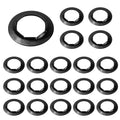 Dolly Wheel Lock Washer Replacement for Hard-to-Find Push-On Pushnuts, 5/8" Push Nut Locking Washer Fit for Hand Truck 5/8" Axle Rod Push, Phosphate + Oil, 20 Pcs.
