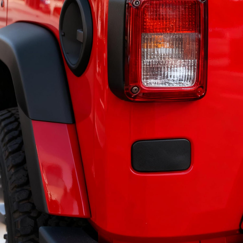 CousDUoBe Wrangler Tailgate Plugs, Rubber Plugs for Wrangler JK Models 2007 and Up (4 Pcs)