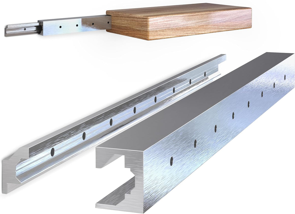 hovr solutions slim floating shelf bracket, 31" max, main product view