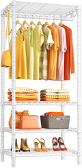 ulif h4 mini portable closet, 4 tiers freestanding, main product view