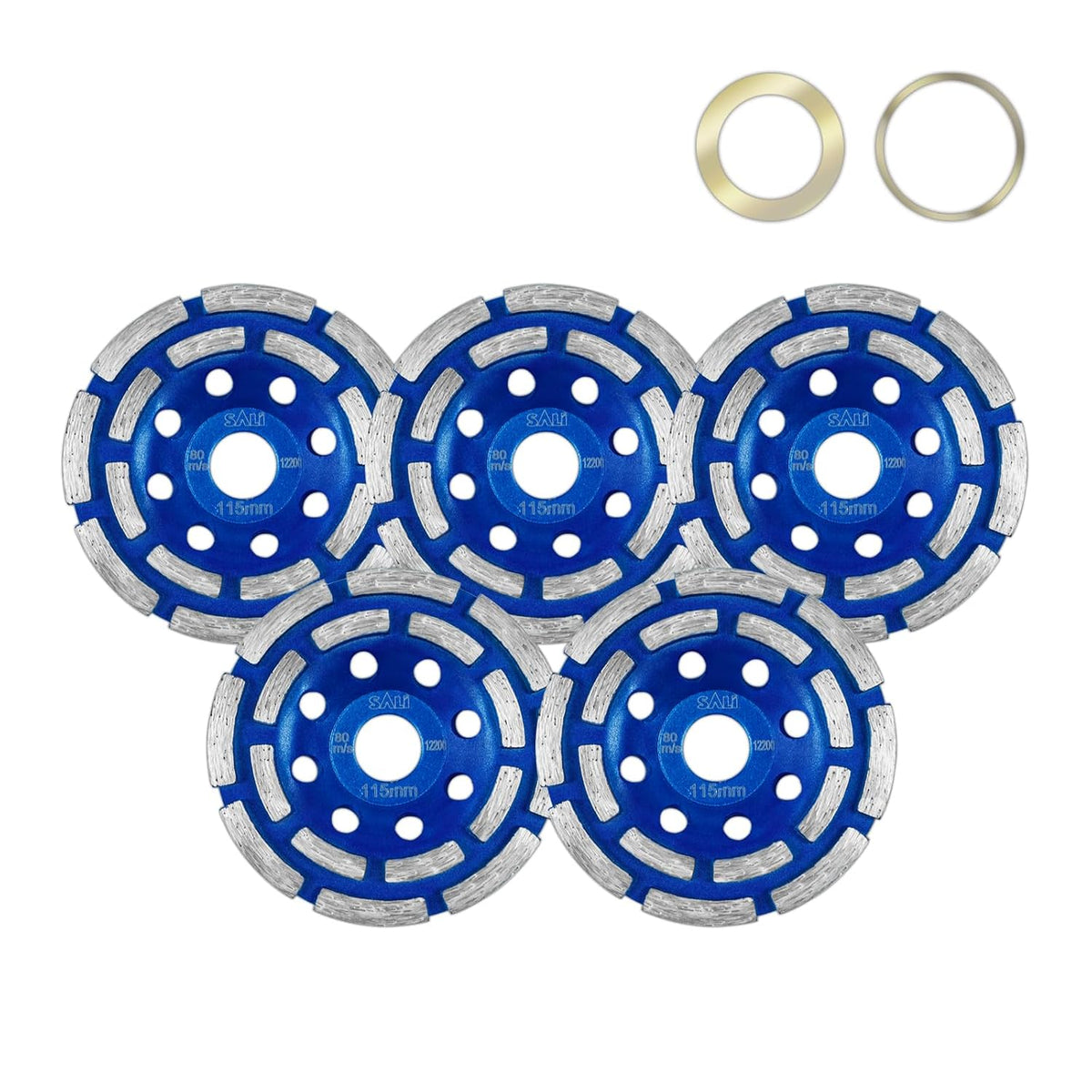 sali 5pcs diamond concrete grinding wheel 4 1/2, main product view