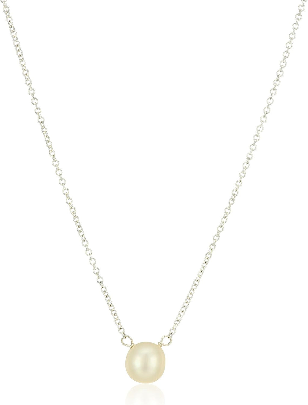 dogeared pearls of success, small white pearl, chain, main product view