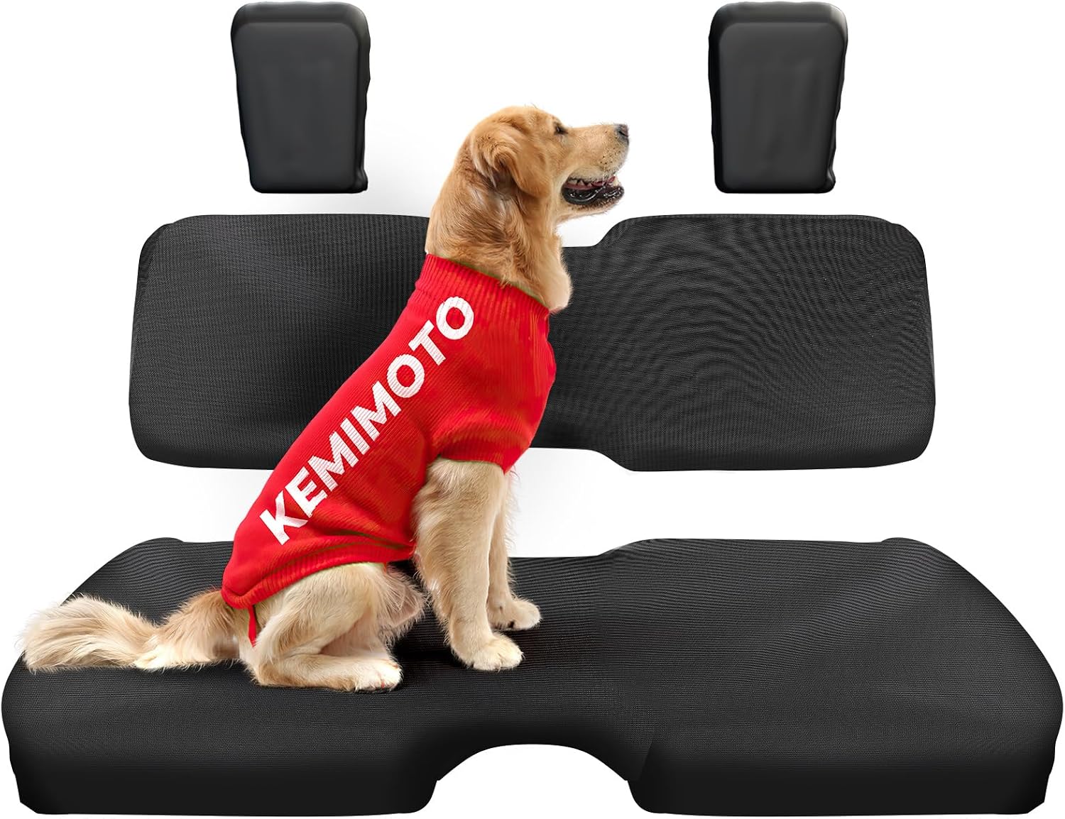 KEMIMOTO UTV Seat Covers Compatible with 2014-2025 Pioneer 700 700-4, UV Scratch Resistant, Water-Resistant 1680D Oxford Fabric, All-Weather Protection, Anti-Slip Secure Fit, Accessories (Black)
