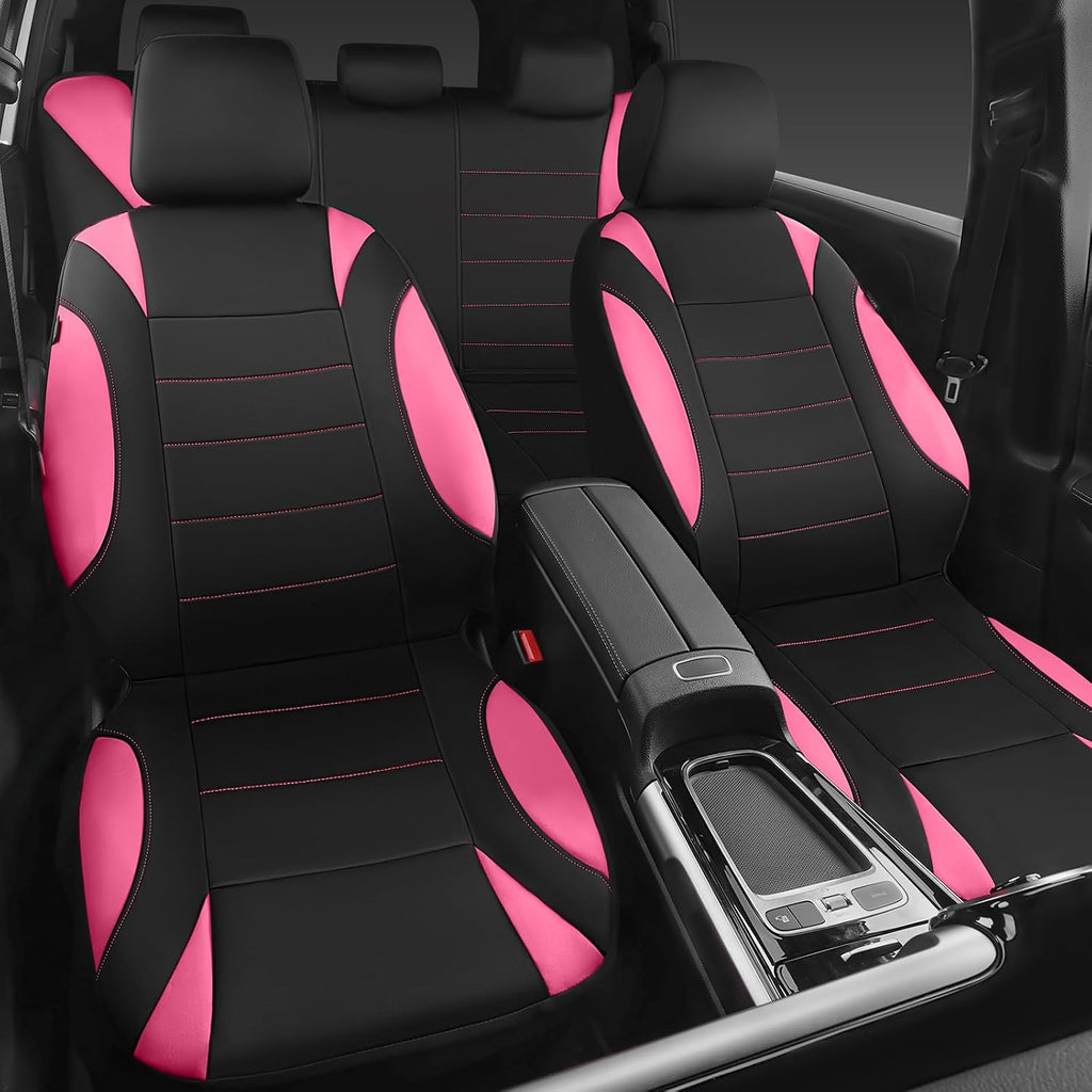 car pass waterproof car seat covers full sets, front angle view