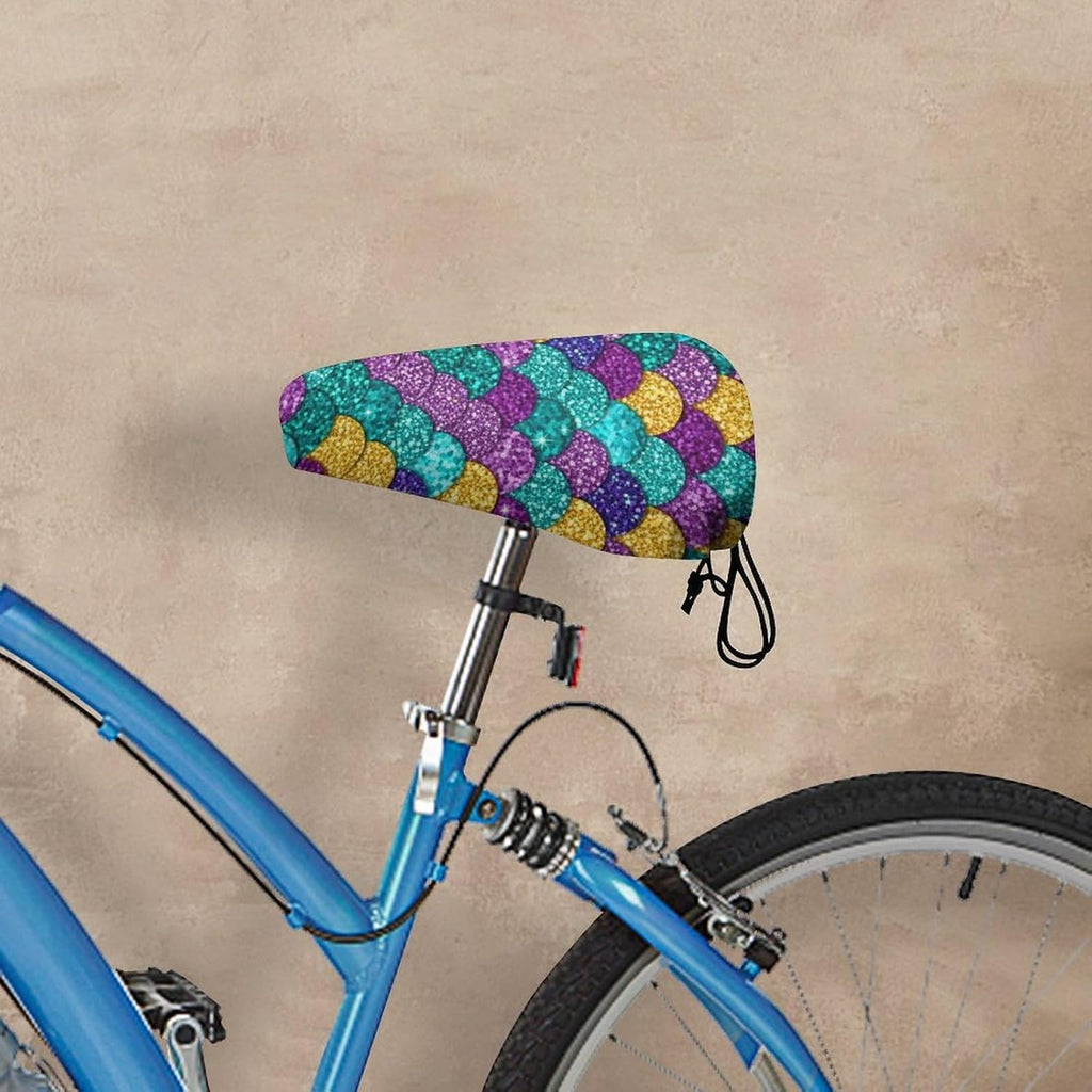 Extra Soft Bicycle Seat Protector, Rain Dust Proof Stationary Bikes Cover Boys Girls