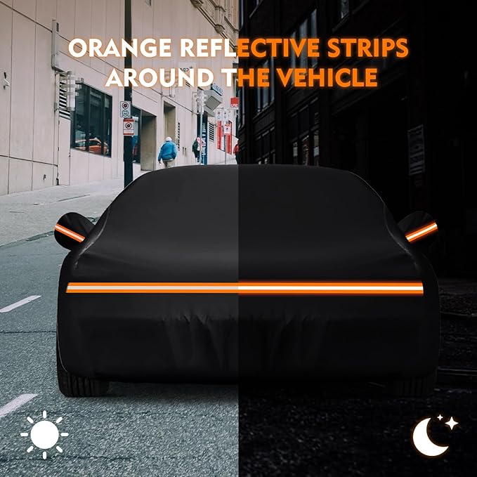 QUNSUNUS Waterproof Car Cover for C7 Corvette 2014-2019, Outdoor Car Covers - Image 7