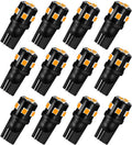 AUXLIGHT 194 168 2825 T10 LED Interior Light Bulbs Amber Yellow, Super Bright Replacement for Dome Map Door Trunk Courtesy License Plate Sidemarker Parking RV Camper Lights (Pack of 12)