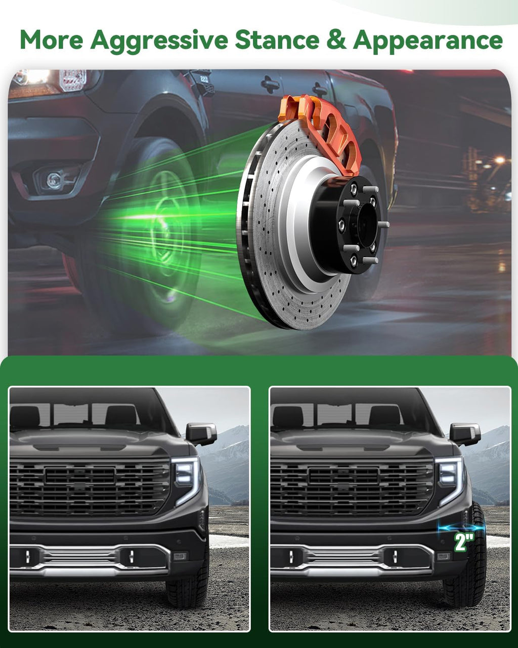 2Inch 5x5.5 Wheel Spacers for 2012-2018 Ram 1500, 5x139.7 Wheel Spacers 77.8mm Hubcentric with 14x1.5 Stud