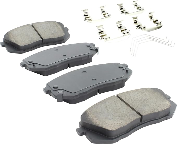 Premium Ceramic Front Brake Pads Compatible - Image 2