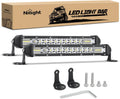 nilight slim led light bar 2pcs 11" 50w, main product view
