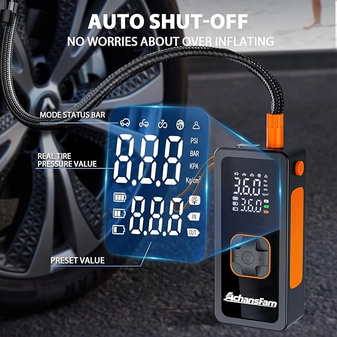 Tire Inflator Portable Air Compressor - Image 4