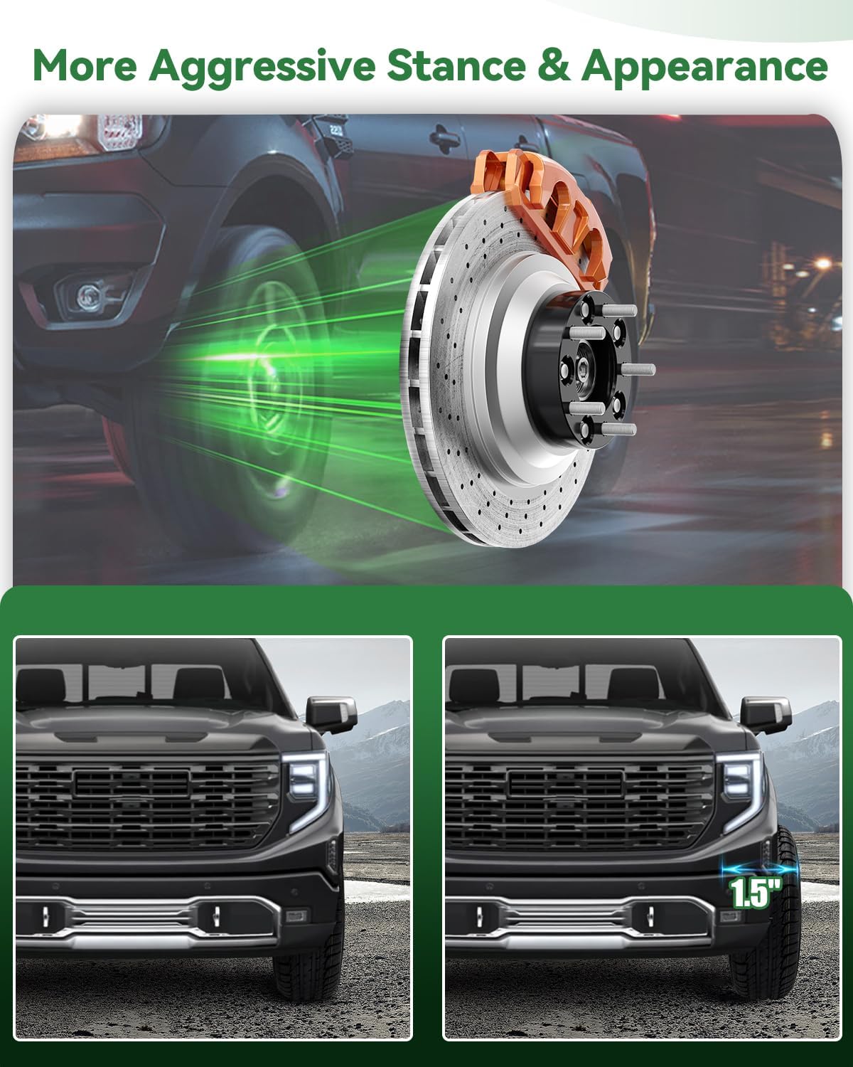 5x4.5 to 5x5.5 Wheel Adapters Change Bolt Pattern, 1.5 Inch Conversion 5x114.3 to 5x139.7 Wheel Adapters Spacers 73mm hub core with 1/2 Studs for Wrangler Cherokee Libetry Explorer Ranger Edge