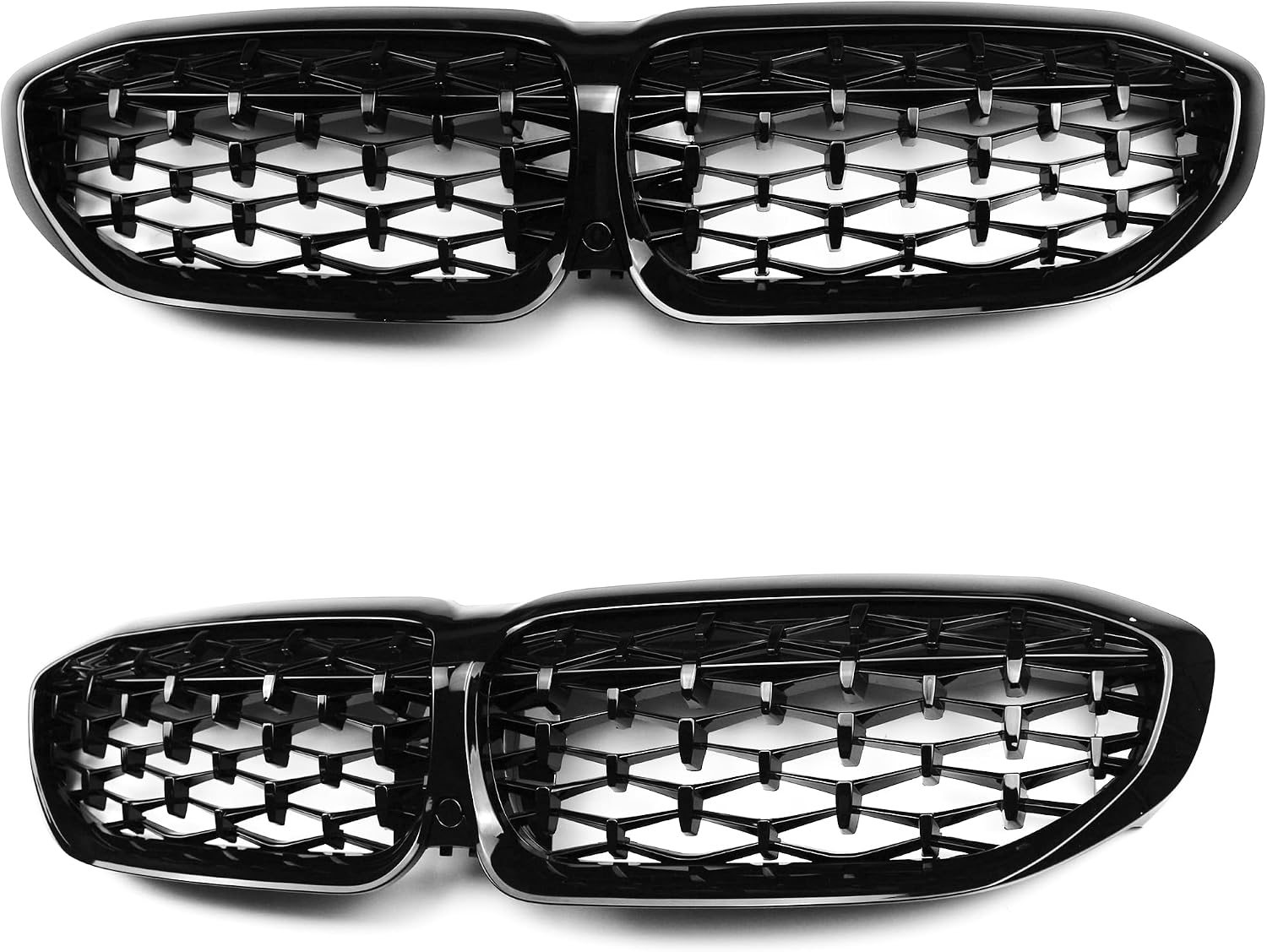 G20 Black Kidney Grill for BMW 2019-2022 3 Series G20 330i 340i | 3 Series G20 316i 318i 320i 328i 330i 335i 340i, Black Grille Black Diamond